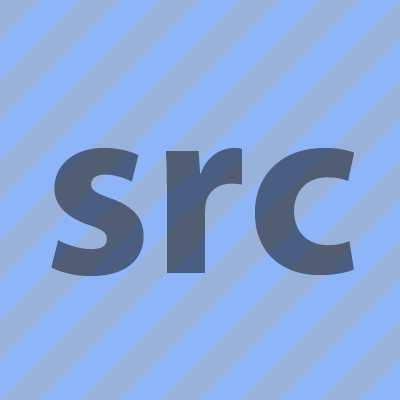 Example of the srcset attribute. Image contains a coloured striped pattern with some inline text that indicates which of the candidate images were selected.