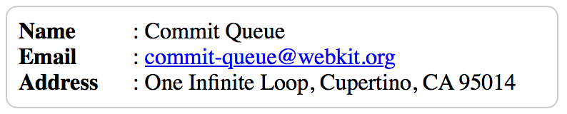 Commit Queue Contact